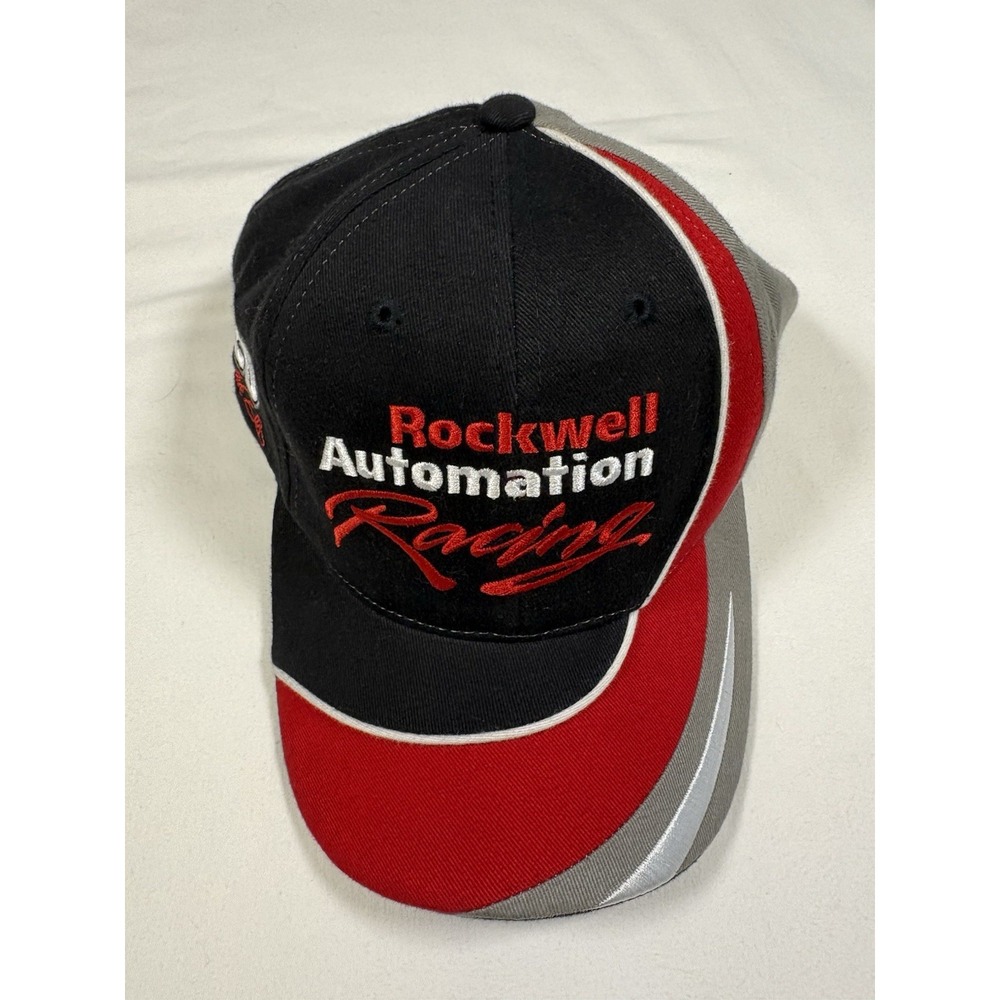 Vintage Denny Hamlin 20 Rockwell Automation Racing Hat Joe Gibbs Chase Cap NWOT